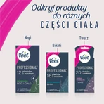 Veet Easy-Gel, parches depilatorios de cera para piel normal, 12 uds.