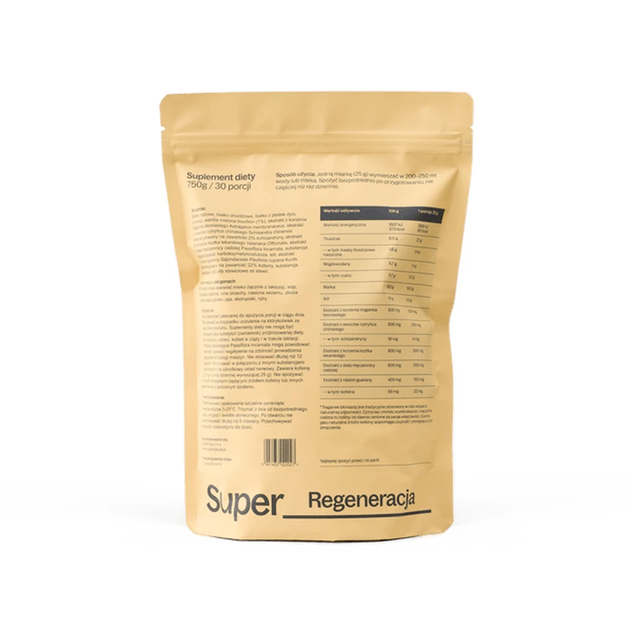 SuperPause Plant Protein Super Regeneration, poeder, vanillesmaak, 750 g