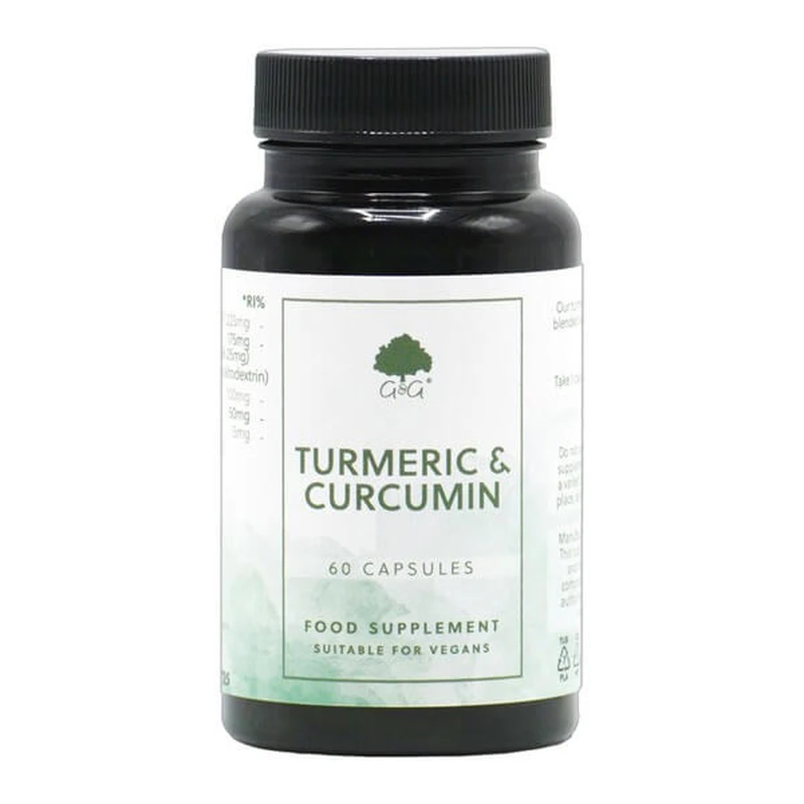 G&amp;G, Kurkuma &; Curcumine, capsules, 60 st.