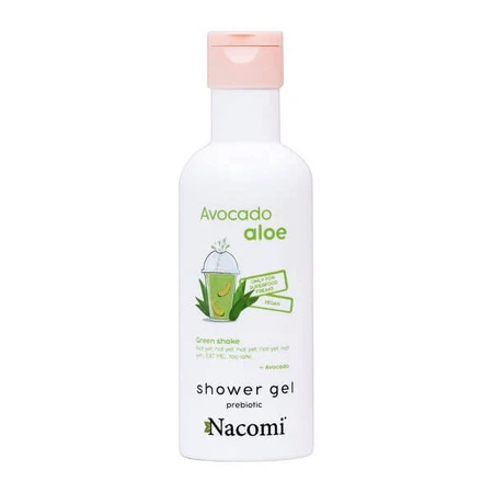 Nacomi, gel de ducha, aguacate y aloe vera, 300 ml