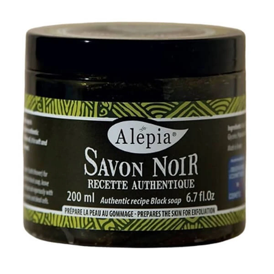 Alepia, soap, black, exfoliating, 200 g