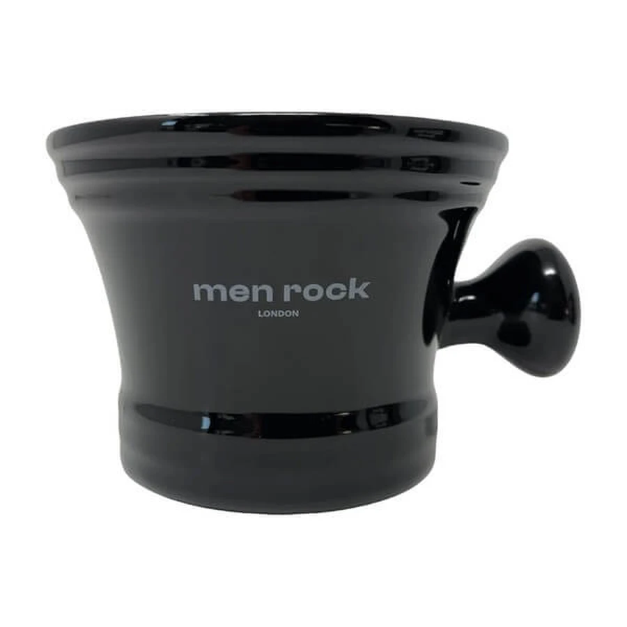 Men Rock porseleinen scheerkom, porseleinen scheerkroes, 1 stuk.