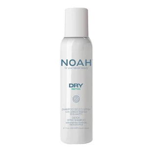 Noah Dry Detox Spray Champú, champú seco desintoxicante con carbón vegetal, 200 ml