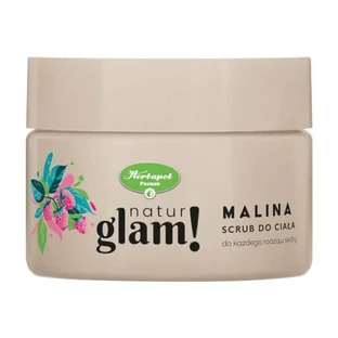 Natur Glam!, sugar body scrub, Raspberry, 300 ml