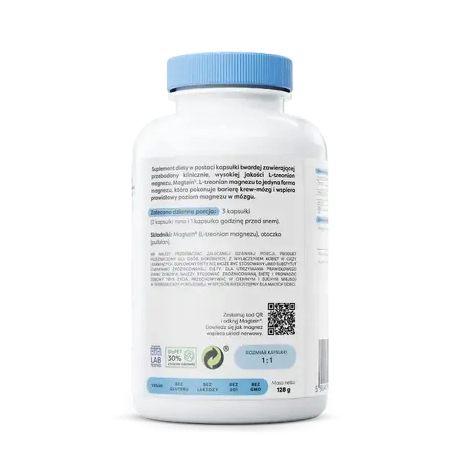 Osavi Magtein Magnesium L-Threonat, Hartkapseln, 180 Stück.