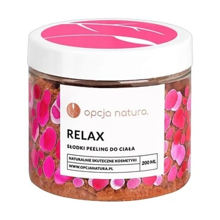 Option Natura Relax, sweet body scrub, 200 ml