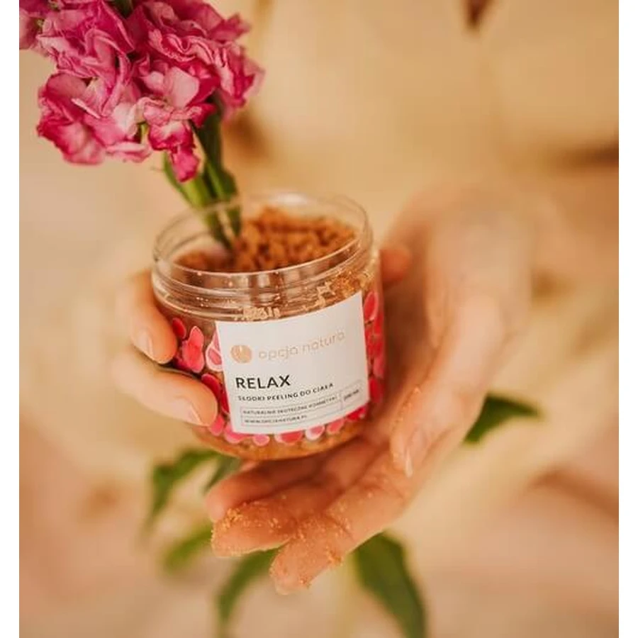 Option Natura Relax, sweet body scrub, 200 ml