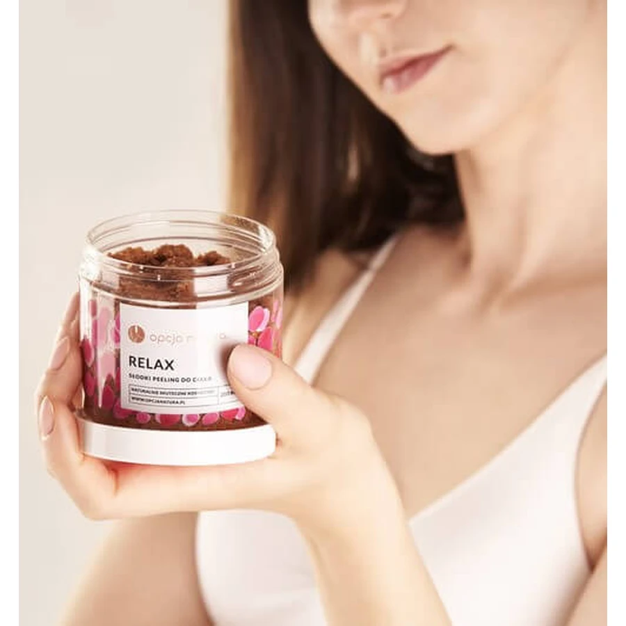 Option Natura Relax, sweet body scrub, 200 ml
