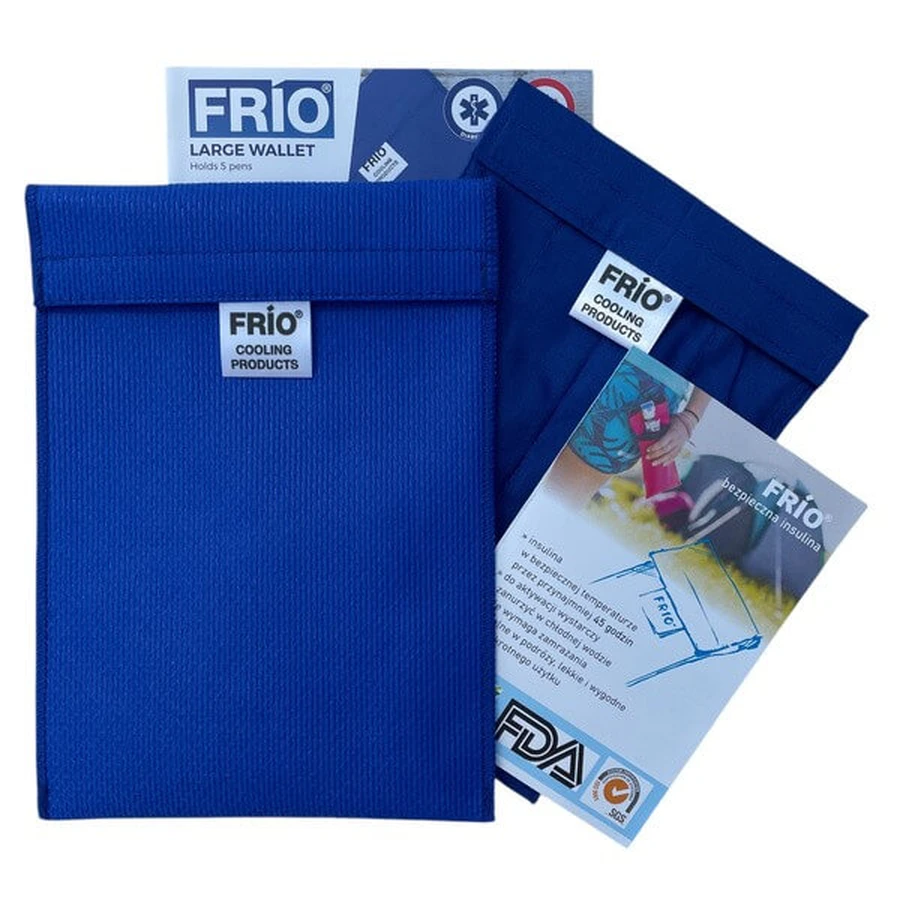 Frio, grand étui pour 5 stylos, bleu, 1 pièc.