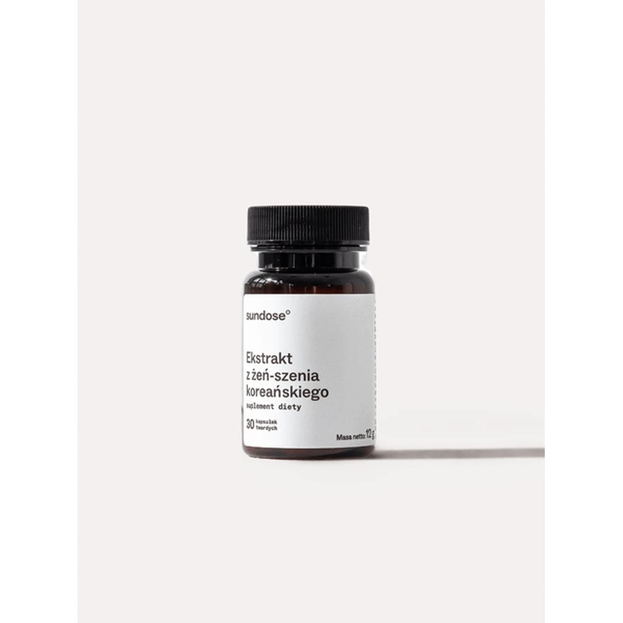 Sundose Extract de ginseng coreean, capsule tari, 30 buc.
