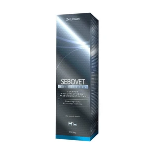 Sebovet Excellence, anti-roos en anti-zebraam shampoo met fytosfingosine en plantenextracten voor honden en katten, 200 ml