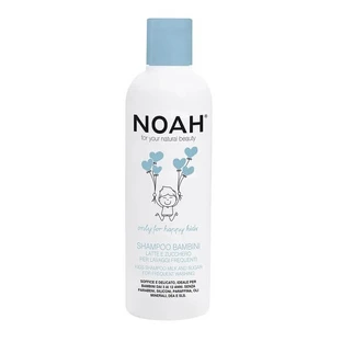 NOAH Kids, champú infantil con leche y azúcar para lavados frecuentes, 250 ml