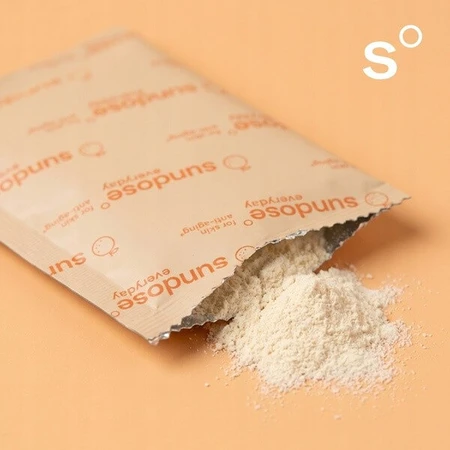 Sundose Everyday For Skin Anti-Aging, powder sachets, orange flavor, 30 pcs.