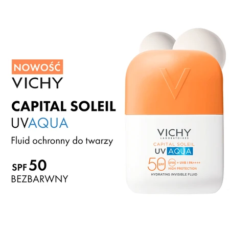 Vichy Capital Soleil, fluide hydratant SPF50 PA+++, 50 ml