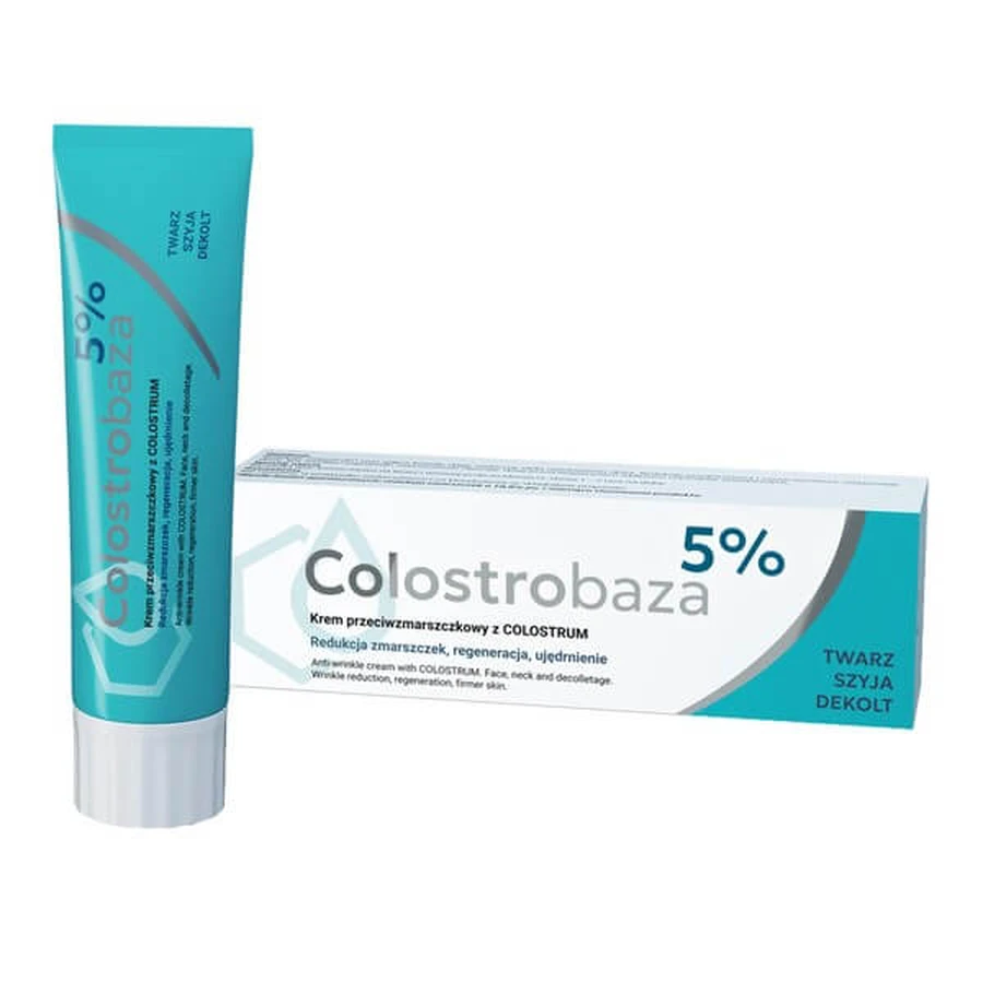 Lote Colostrobase 5%, crema antiarrugas con calostro, 30 g + Retinobase 17000, crema farmacéutica de vitamina A, 30 g