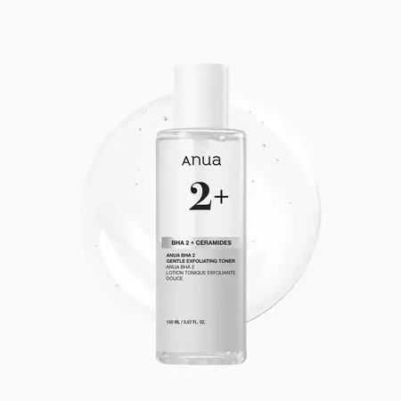 Anua, BHA 2% Gentle Exfoliating Toner, milde gezichtspeelingstoner met 2% BHA, 150 ml