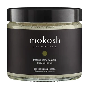 Mokosh, Körpersalzpeeling Grüner Kaffee mit Schnupftabak, 300 g