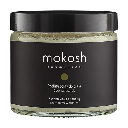 Mokosh, Körpersalzpeeling Grüner Kaffee mit Schnupftabak, 300 g