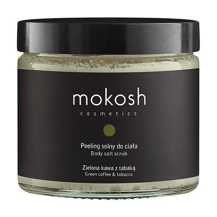 Mokosh, Körpersalzpeeling Grüner Kaffee mit Schnupftabak, 300 g