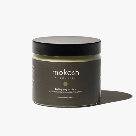 Mokosh, Körpersalzpeeling Grüner Kaffee mit Schnupftabak, 300 g