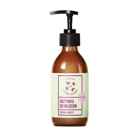 Mydlarnia 4 Szpaki, moisturizing hair conditioner, Burdock and Gooseberry, 300 ml