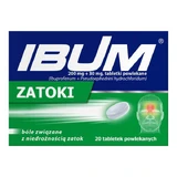 Ibum Zatoki, 200 mg + 30 mg, film-coated tablets, 20 pcs.