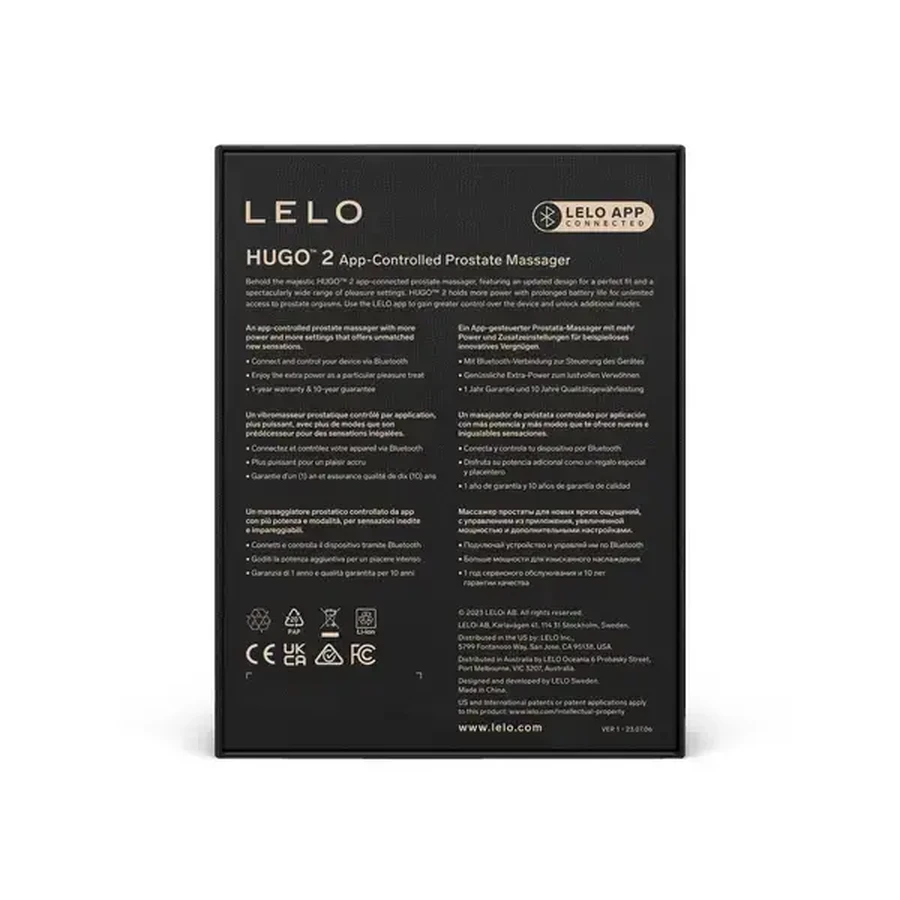 Lelo Hugo 2 Green, App-gesteuertes Prostata-Massagegerät, 1 Stk.