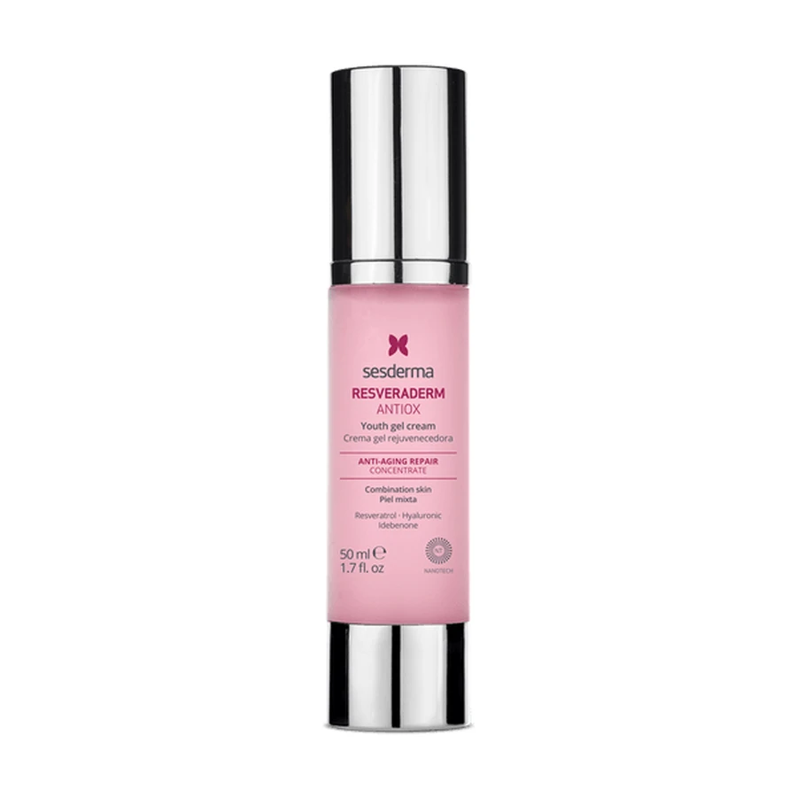Sesderma Resveraderm Antiox, Creme-Gel, Verjüngungskonzentrat, 50 ml