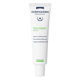 Isispharma Teen Derm Alpha Pure, Creme zur Bekämpfung entzündlicher Läsionen der zu Akne neigenden Haut, 30 ml