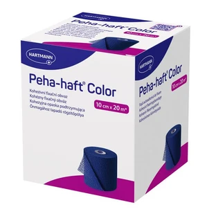 Peha-haft Color, support bandage, cohesive, blue, 10 cm x 20 m, 1 pc.