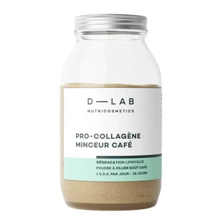 D-LAB Pro Collagene Minceur Cafe, polvo, sabor café, 168 g