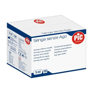 PiC Central, jeringa, 5 ml, 100 uds.