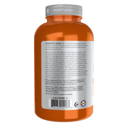Now Foods Amino 9 Essentials Polvo, polvo, 330 g