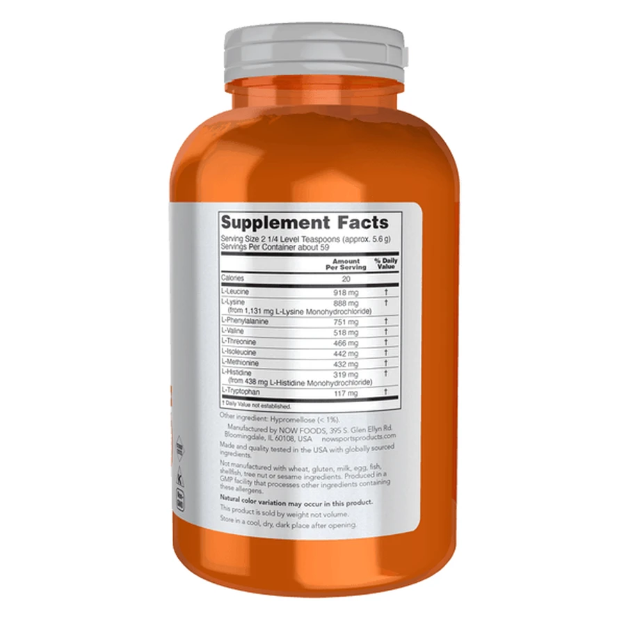 Now Foods Amino 9 Essentials Polvo, polvo, 330 g