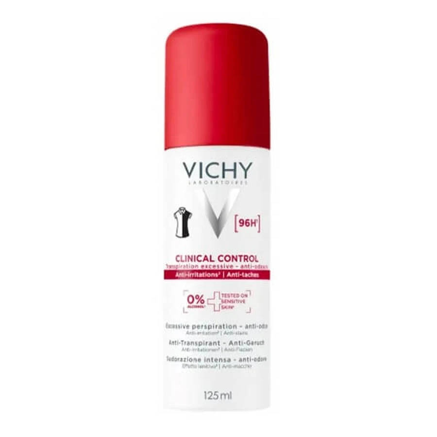 Vichy Clinical Control 96h, anti-transpirant, spray, 125 ml