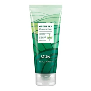Ottie Green Tea, mousse nettoyante pour le visage au thé vert, 150 ml