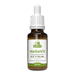 Slavito HelioVit, complejo de vitaminas A, D, E y K2mk7, gotas, 20 ml