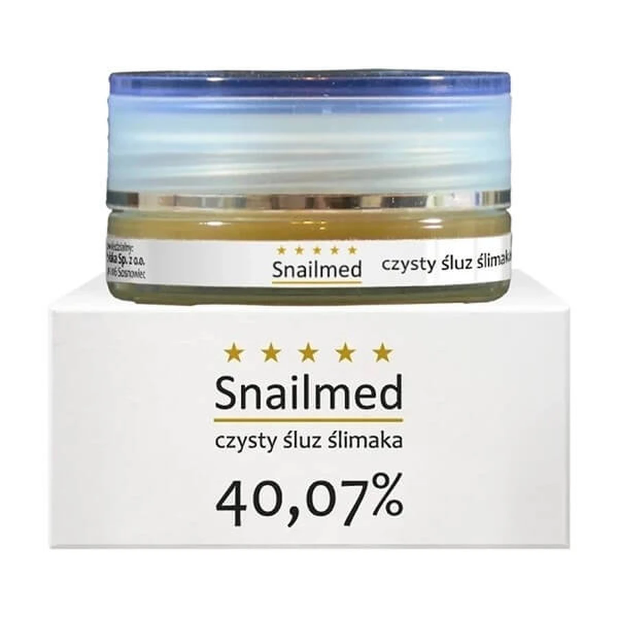 Snailmed, crema antiedad con moco de caracol, totarol y ácido hialurónico, 15 ml