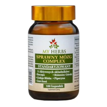 My Herbs Efficient Brain Complex, capsules, 100 pcs.