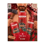 Set de regalo Old Spice Bearglove Lumberjack con gel de ducha