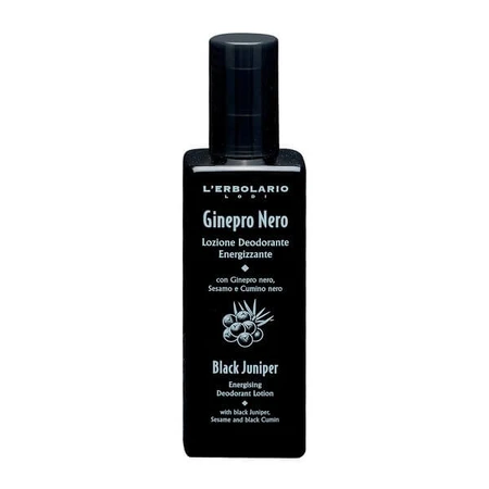 L'Erbolario Ginepro Nero, desodorante energizante con atomizador, 100 ml
