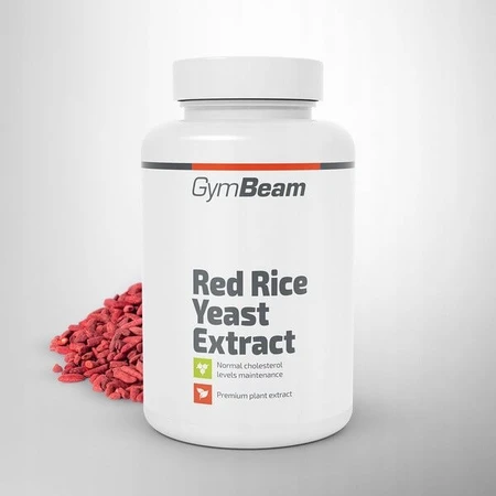 GymBeam Red yeast extract from rice, capsules, 90 pcs.