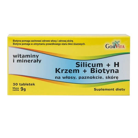 Silicum + H (Silicium+Biotine), tabletten, 30 st.