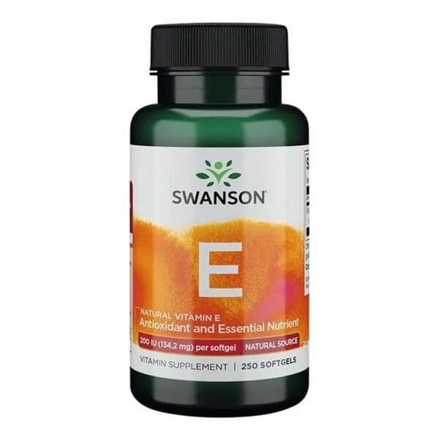 Swanson Natural Vitamin E 200 IU, capsules, 250 pcs.