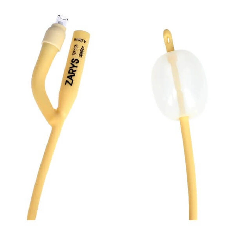 Outline, urological Foley'a catheter, two-way with plastic valve, CH 12/30 ml, 1 pc.