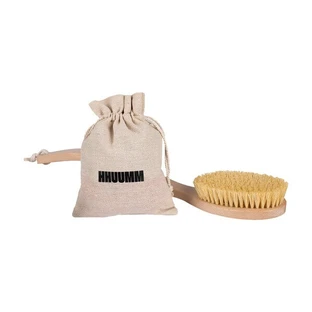 Hhuumm, dry body massage brush, tampico fiber double bent version No.6, 1 piece.
