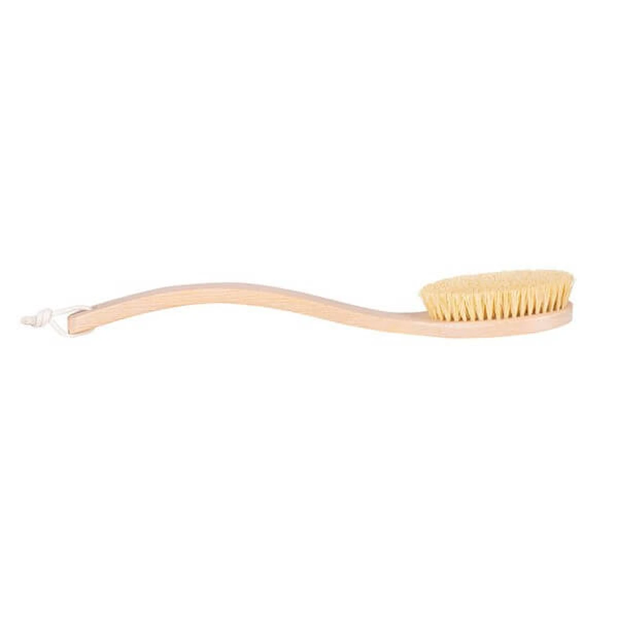 Hhuumm, dry body massage brush, tampico fiber double bent version No.6, 1 piece.