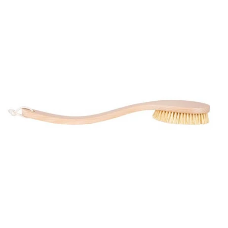 Hhuumm, dry body massage brush, tampico fiber double bent version No.6, 1 piece.
