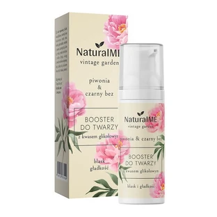 NaturalME Vintage Garden, crema - potenciador de luminosidad para la noche con ácido glicólico, 50 ml