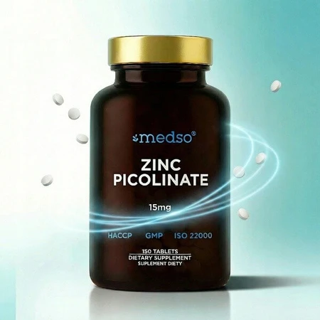 Medso Zinkpicolinat 15 mg, Tabletten, 150 Stück.
